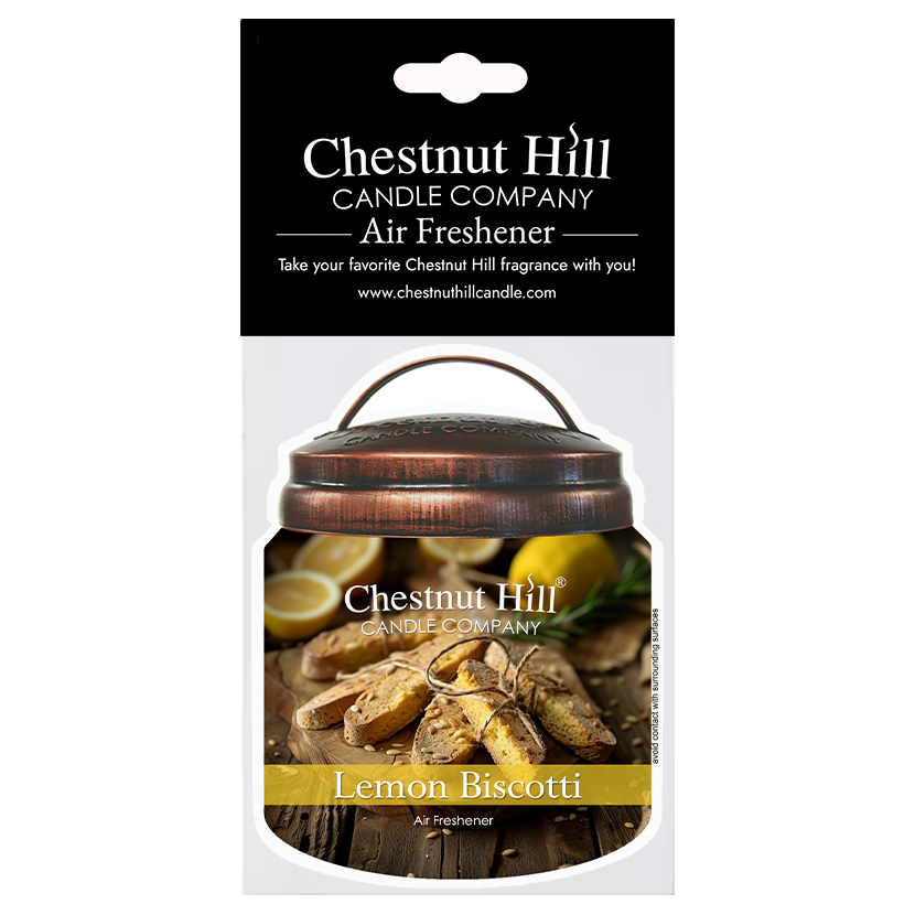 Lemon Biscotti Car Air Freshener – Long Lasting