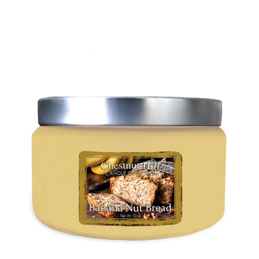 Banana Nut Bread 10 oz silver lid