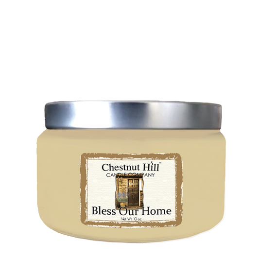 Bless Our Home 10 oz silver lid