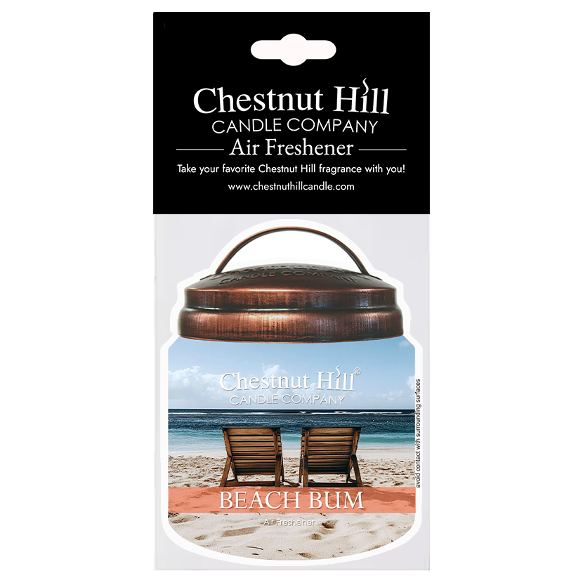 Beach Bum Car Air Freshener – Long Lasting – Peach and Piña Colada Scented – Summer Fragrance