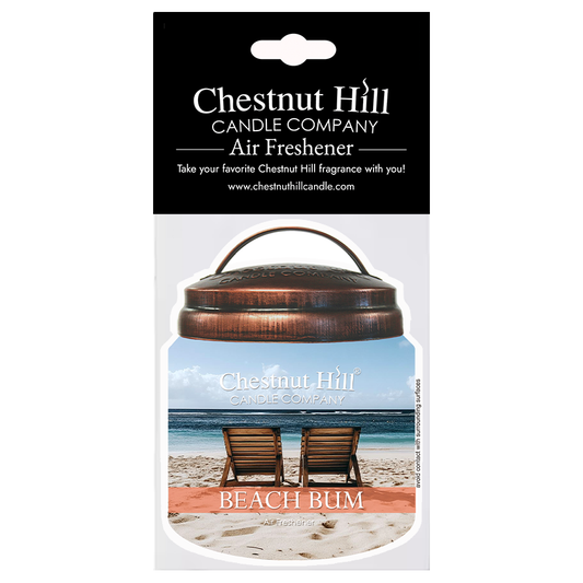 Beach Bum Car Air Freshener – Long Lasting – Peach and Piña Colada Scented – Summer Fragrance