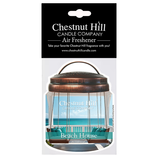 Beach House Car Air Freshener – Long Lasting – Coconut and Passionfruit Scented – Summer Fragrance