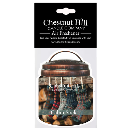 Cabin Socks  Car Air Freshener– Long Lasting – Holiday Fragrance