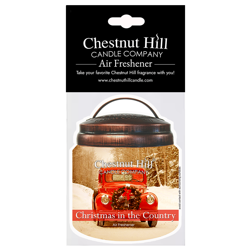 Christmas in the Country Car Air Freshener – Long Lasting – Holiday Fragrance