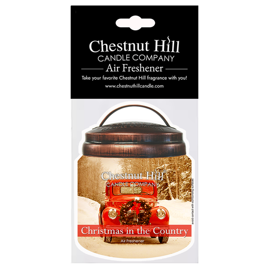 Christmas in the Country Car Air Freshener – Long Lasting – Holiday Fragrance