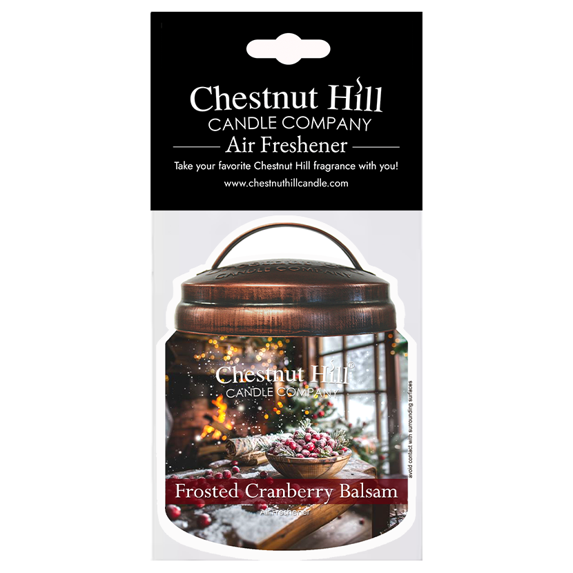 Frosted Cranberry and Balsam Car Air Freshener – Long Lasting – Holiday Fragrance