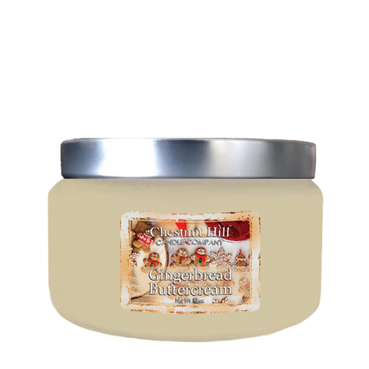 Gingerbread Buttercream 10 oz silver lid