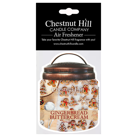 Gingerbread Buttercream Car Air Freshener – Long Lasting – Holiday Fragrance
