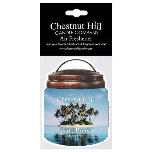 Island Breeze Car Air Freshener – Long Lasting – Tropical Orange Flower and Citrus Scented – Summer Fragrance
