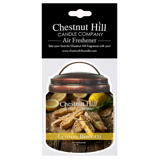 Lemon Biscotti Car Air Freshener – Long Lasting