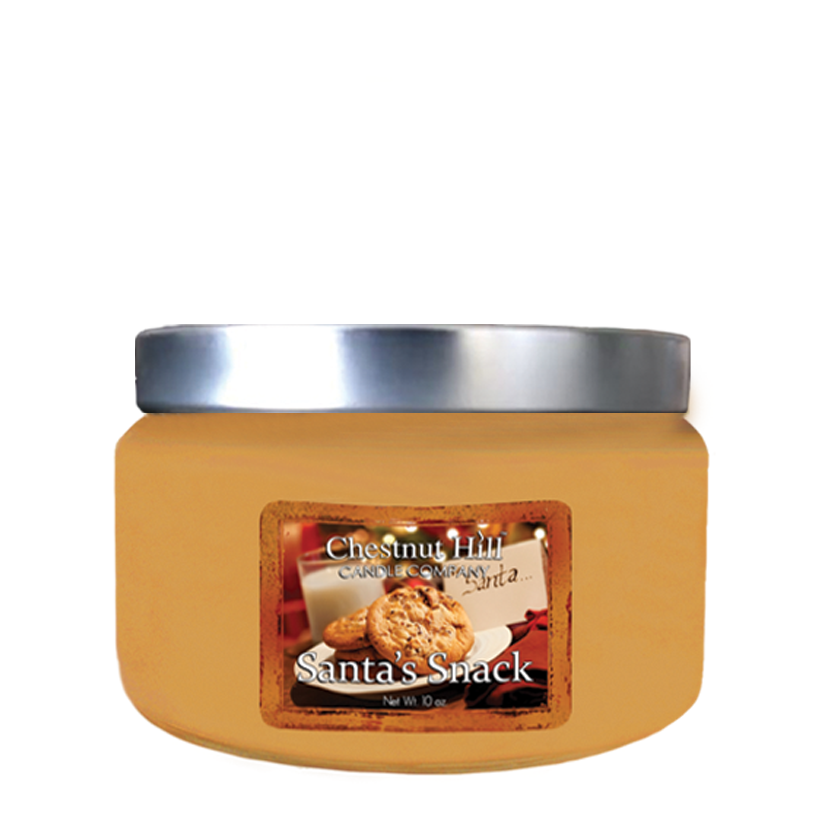 Santa's Snack 10 oz silver lid