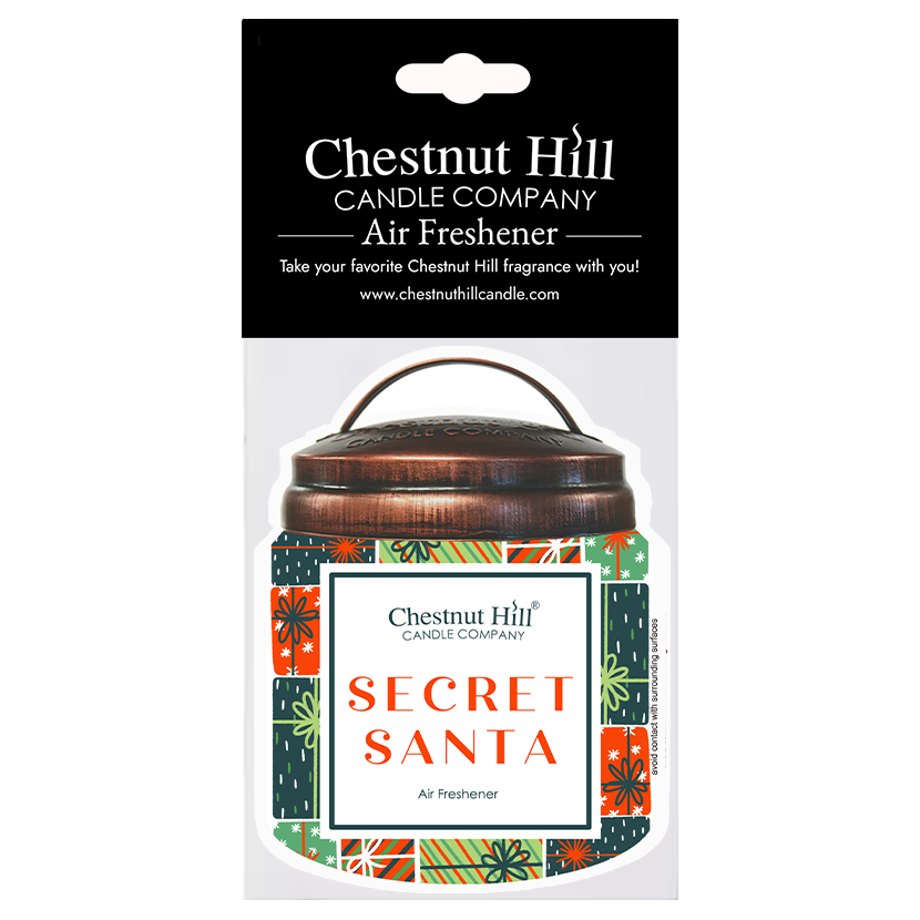 Secret Santa Car Air Freshener – Long Lasting – Holiday Fragrance