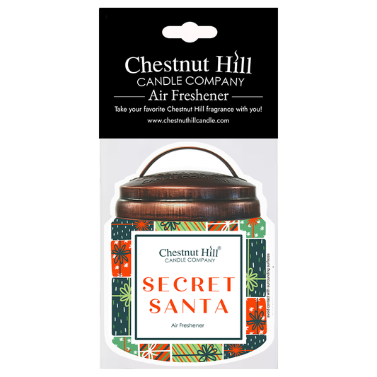 Secret Santa Car Air Freshener – Long Lasting – Holiday Fragrance